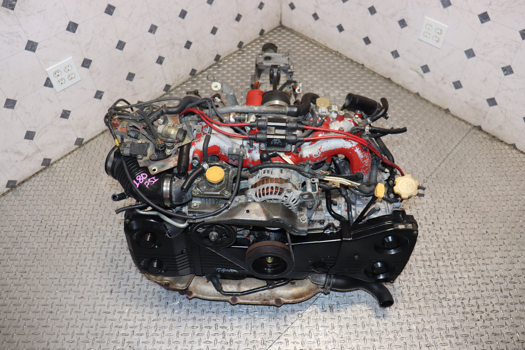 JDM EJ207 turbo engine with 5-speed manual transmission