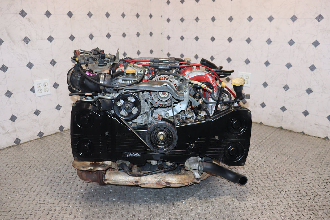 JDM EJ207 turbo engine with 5-speed manual transmission