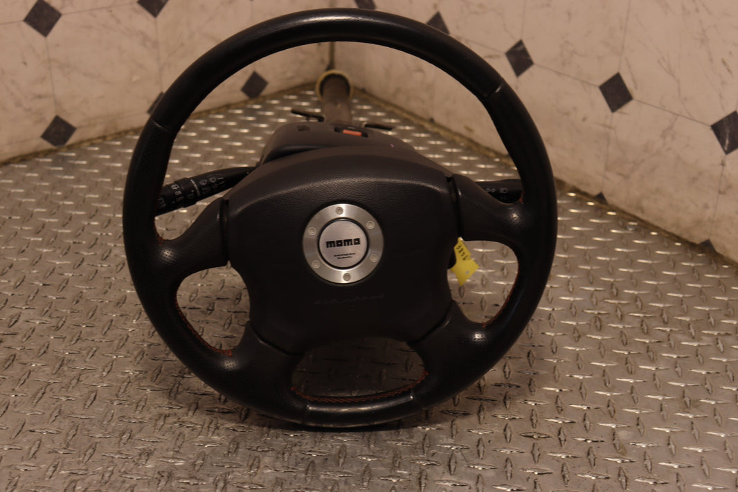 Genuine JDM Momo Steering Wheel Subaru Impreza WRX GD