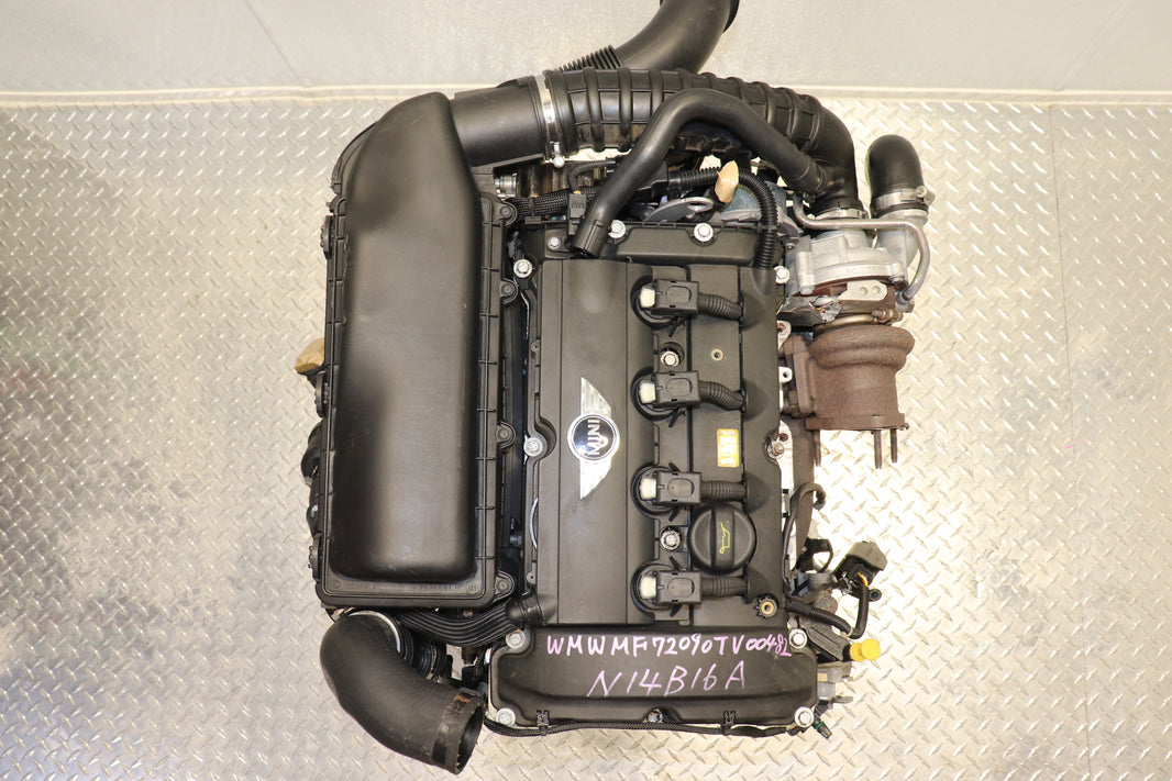 2007-2010 Mini Cooper S 1.6L JDM Turbo Engine N14B16A Replacement Motor | Low Mileage