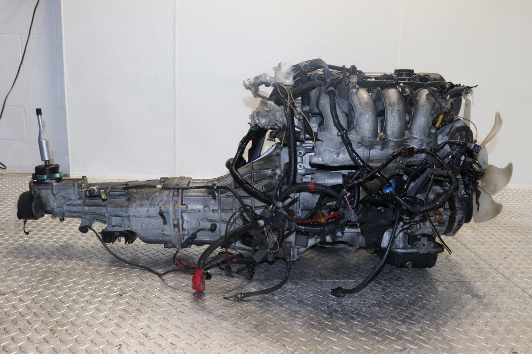 NISSAN SILVIA S13 2.0L INLINE4 DOHC TURBOCHARGED BLACKTOP JDM ENGINE W/ 5 SPEED MANUAL TRANSMISSION