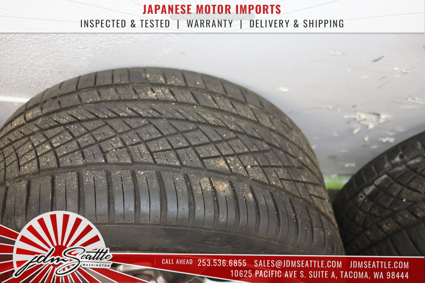 JDM 03-05 350Z FRONT AND REAR TIRES/RIMS 245/35/ZR20 / 27530/ZR20 20/9/10J OFFSET